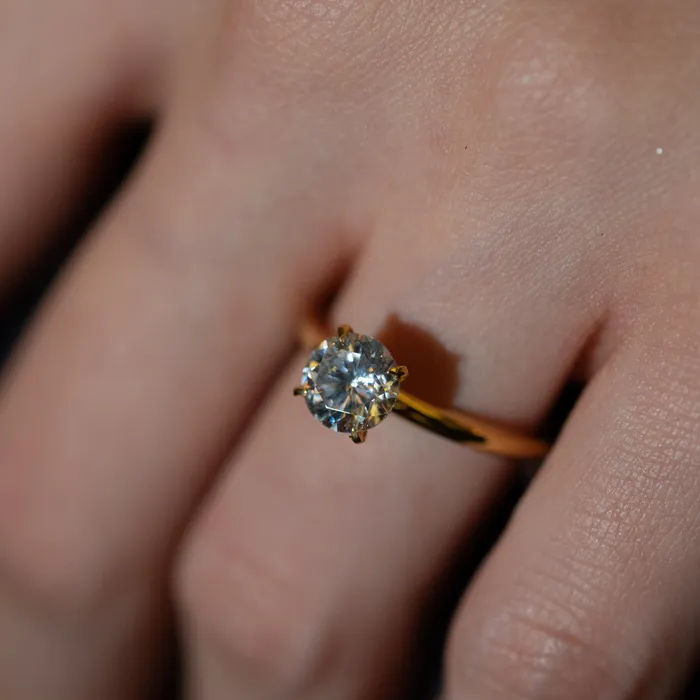 Rings Marin Solitaire Bold Plain Ring PRMAL Rings Marin Solitaire Bold Plain Ring PRMAL