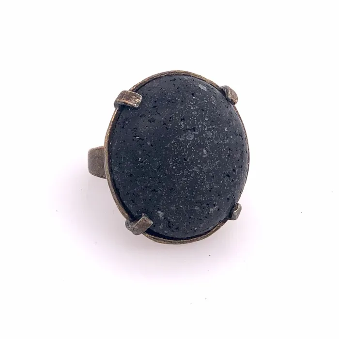 Rings Single Round Cabochon Ring Rebel Designs Inc