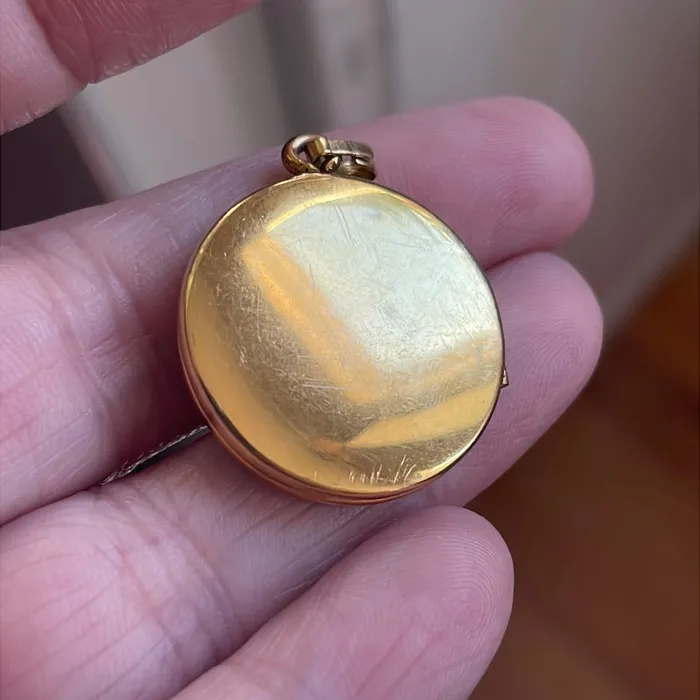 Rose Gold Flower Locket Yellow Gold Filled Vintage Vintage Paris Jewelry Earrings