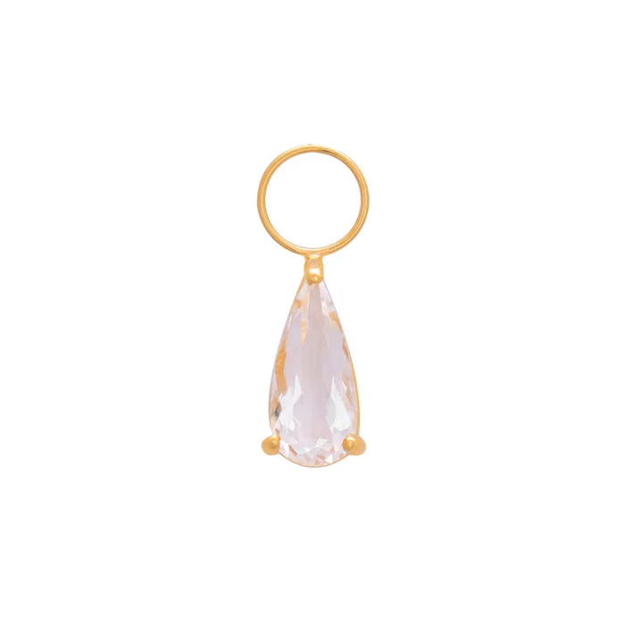 SMALL ROCK DROP PENDANT IN 18K YELLOW GOLD PLATED SILVER WITH QUARTZ Jack Vartanian PreStyled Sets SMALL ROCK DROP PENDANT IN 18K YELLOW GOLD PLATED SILVER WITH QUARTZ Jack Vartanian PreStyled Sets