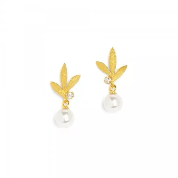 Strelias Freshwater Pearl Earrings Bernd Wolf Earrings