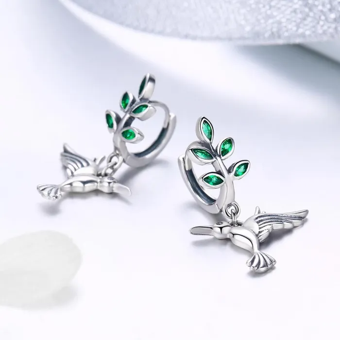 The Pink Pigs Earrings Sterling Silver Hummingbird Jewelry Necklace Earrings Ring or SET