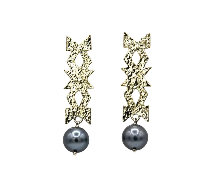Victoria Adams Earrings Cheyenne Beadwork Earrings