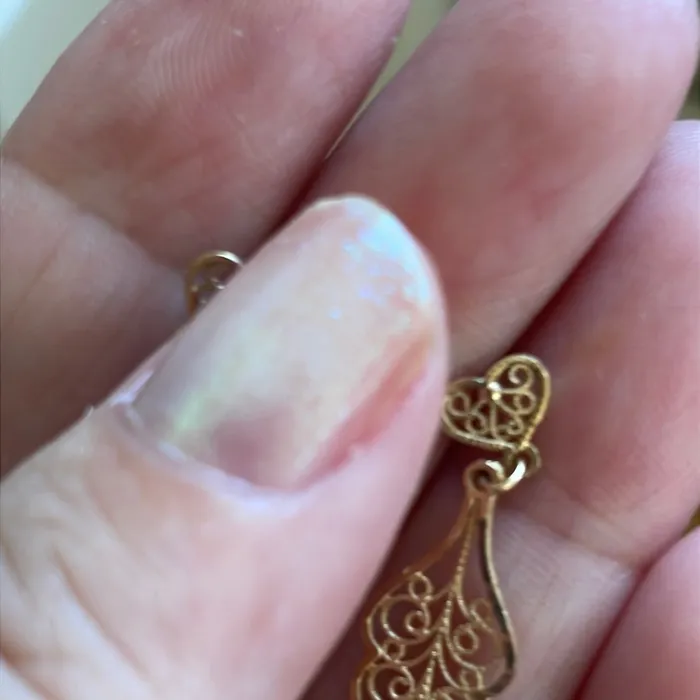 Vintage Paris Jewelry Heart Filigree Drop Earrings Earrings Vintage Paris Jewelry Heart Filigree Drop Earrings Earrings