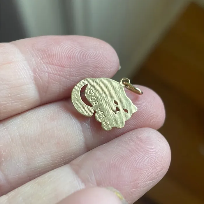 Vintage Paris Jewelry Necklaces Cat Pendant 14k Gold Vintage Vintage Paris Jewelry Necklaces Cat Pendant 14k Gold Vintage